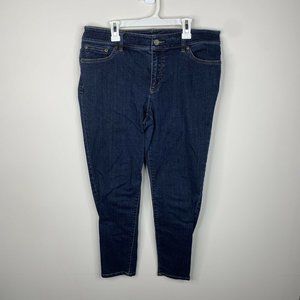 Lauren Ralph Lauren Womens Size 12P Petite Blue Jeans Denim